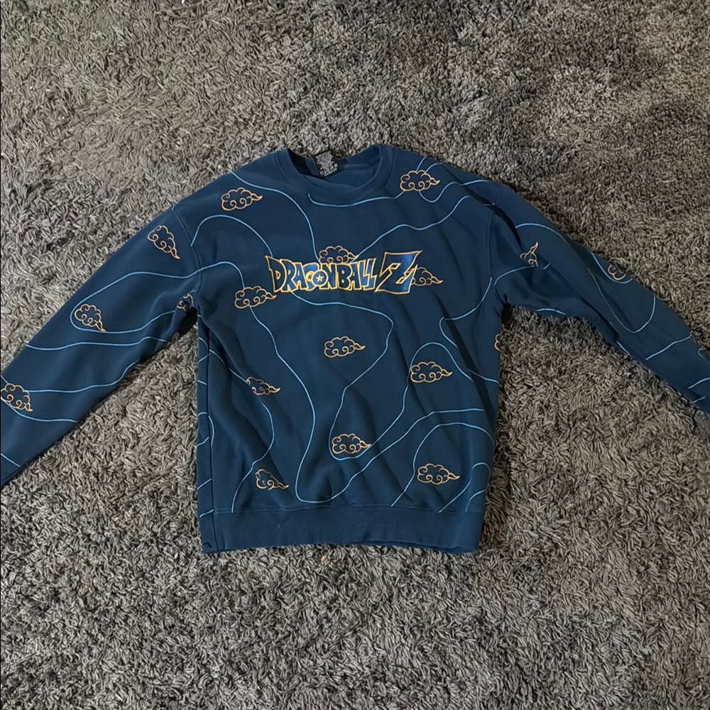 Blue and Yellow Dragon Ball Z Sweatshirt